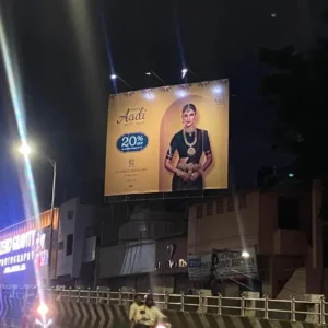 kodampakkam bridge night view hoarding