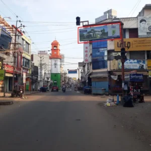 mayiladuthurai Mani Koondu signal post advertisement